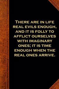 2020 Daily Planner Ben Franklin Quote Evils Vintage Style 388 Pages