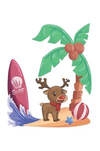 Christmas Reindeer Holiday Isle Notebook