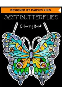 BEST BUTTERFLIES Coloring Book
