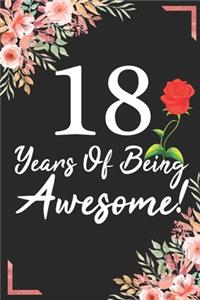 18 Years Of Being Awesome!