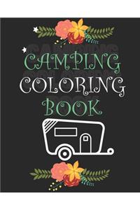 Camping Coloring Book