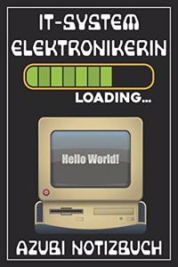 IT-Systemelektronikerin Loading... Azubi Notizbuch