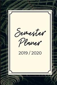 Semester Planer 2019 / 2020