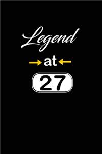Legend at 27