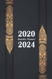 2020-2024 Monthly Planner