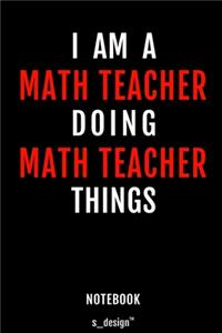 Notebook for Math Teachers / Math Teacher