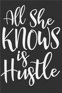 All She Knows Is Hustle