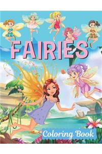 Fairies Coloring Book
