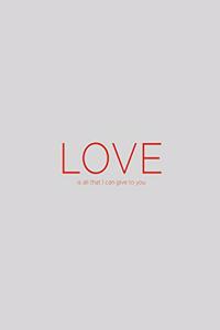 LOVE (Journal, Notebook, Diary)