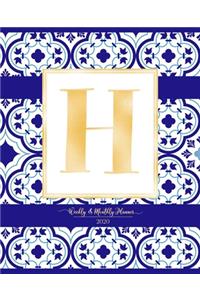Weekly & Monthly Planner 2020 H