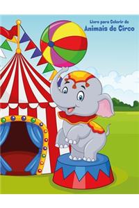 Livro para Colorir de Animais de Circo