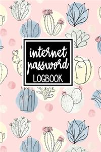 Internet Password Logbook
