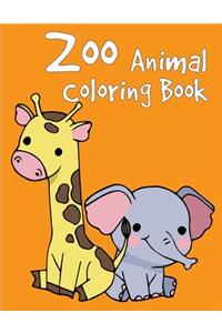 Zoo Animal Coloring Book