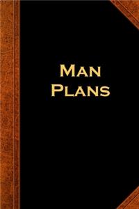 2020 Daily Planner For Men Man Plans Vintage Style 388 Pages