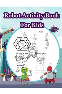 Robot Activity Book for kids