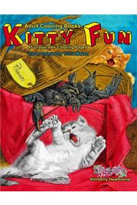 Adult Coloring Books Kitty Fun