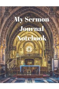 My Sermon Journal Notebook