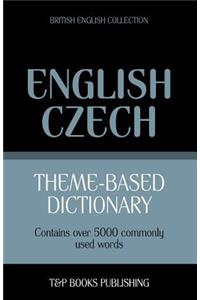 Theme-based dictionary British English-Czech - 5000 words