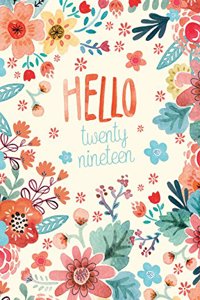 FASHION DIARY HELLO FLORAL A6 D 2019