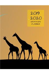 2019 2020 15 Months Baby Giraffe Gratitude Journal Daily Planner