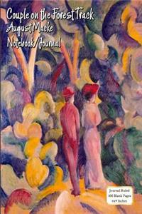 Couple on the Forest Track - August Macke - Notebook/Journal