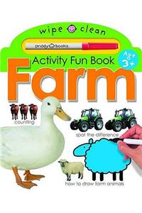 Wipe Clean Activity Fun Book - Farm
