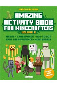 Amazing Activity Book For Minecrafters