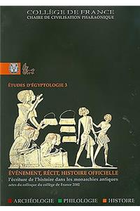 Evénement, Récit, Histoire Officielle