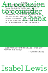 Occasion to Consider a Book