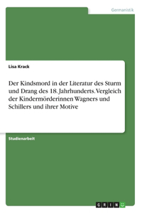 Kindsmord in der Literatur des Sturm und Drang des 18. Jahrhunderts. Vergleich der Kindermörderinnen Wagners und Schillers und ihrer Motive
