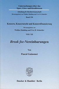 Break Fee-Vereinbarungen