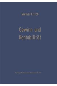 Gewinn und Rentabilität