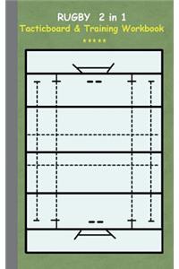 Rugby 2 in 1 Tacticboard and Training Workbook