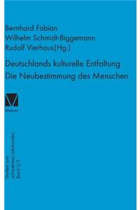 Deutschlands kulturelle Entfaltung 1763-1789