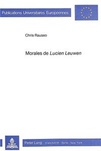 Morales de «Lucien Leuwen»