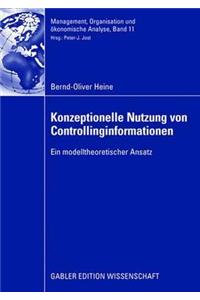 Konzeptionelle Nutzung Von Controllinginformationen