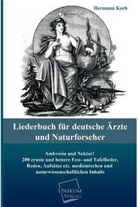Liederbuch Fur Deutsche Arzte Und Naturforscher