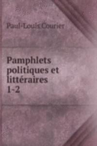 Pamphlets politiques et litteraires