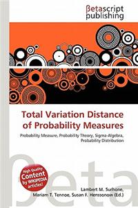 Total Variation Distance of Probability Measures