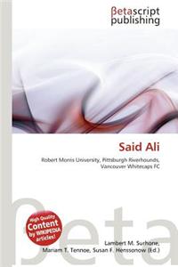 Said Ali