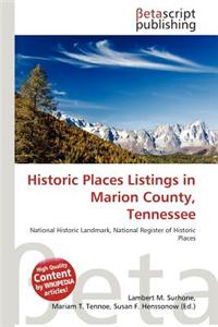 Historic Places Listings in Marion County, Tennessee