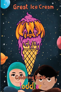 Great Ice Cream Coloring Book toddler