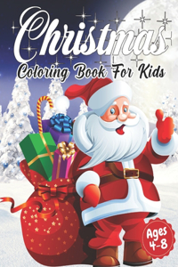 Christmas Coloring Book for Kids Ages 4-8