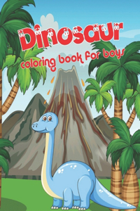 Dinosaur Coloring Books For Boys: Dinosaur coloring book for kids great gift ages 4-8! Dinosaur coloring book for kids best illustration over 50 Pages Including Many differences Dino