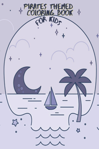 Pirates Themed Coloring Book for kids