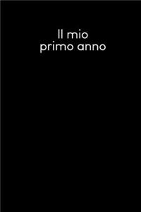 Il mio primo anno: Diario del bambino da completare per 1 anno per registrare la crescita del vostro bambino - Motivo: Nero