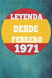 Leyenda Desde Febrero 1971