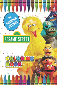 Sesame Street Coloring Book