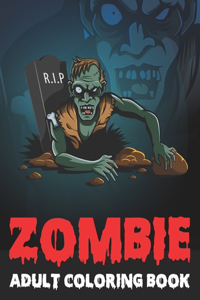 Zombie Adult Coloring Book