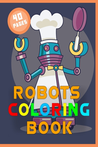 Robots Coloring Book